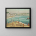 Audierne and the barrels - Albert Marquet — framed artwork on a wall