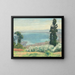 Bay of Algiers view of El-Biar - Albert Marquet — framed artwork on a wall