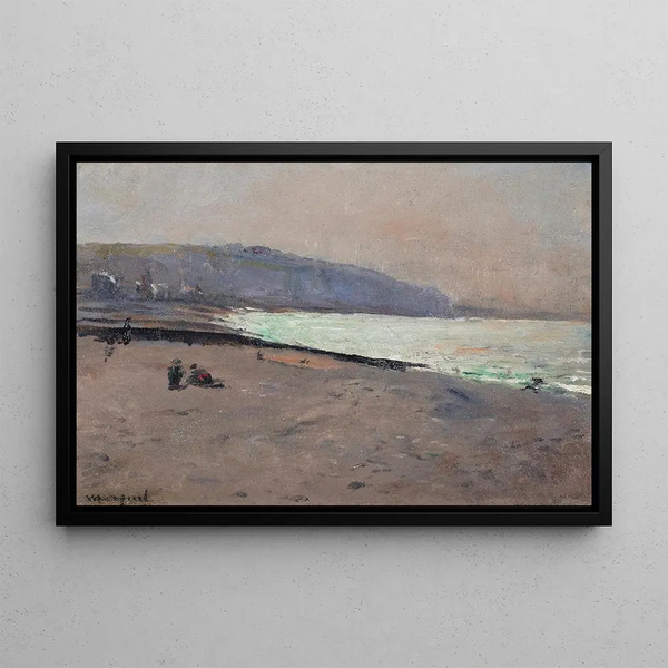 Seaside painting near Carteret - Albert Marquet — framed artwork on a wall