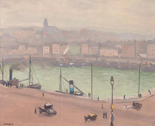 Boulogne-sur-Mer, the port - Albert Marquet — artwork view