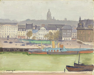 Boulogne-sur-Mer, the port and the city - Albert Marquet — artwork view