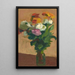 Bouquet de fleurs dans un vase - Albert Marquet — framed artwork on a wall
