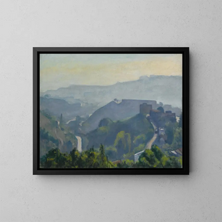 Brume sur les coteaux d'Alger - Albert Marquet — framed artwork on a wall