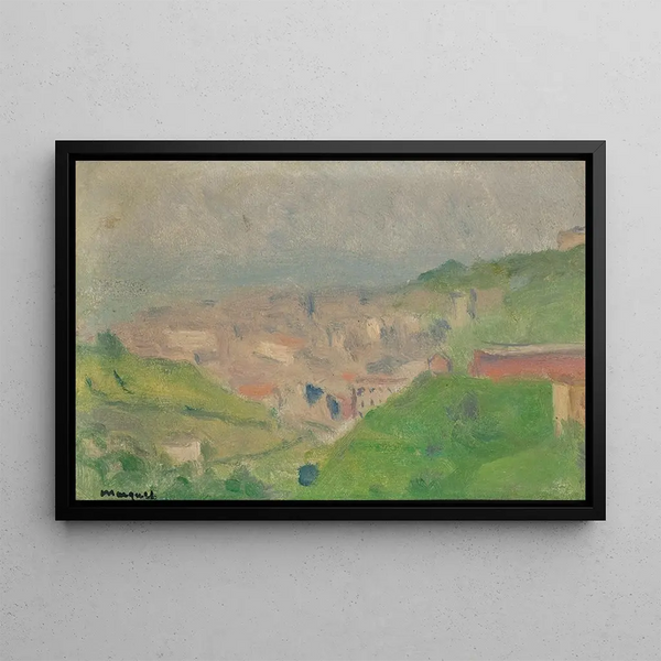 Coteau vert Montplaisant - Albert Marquet — framed artwork on a wall