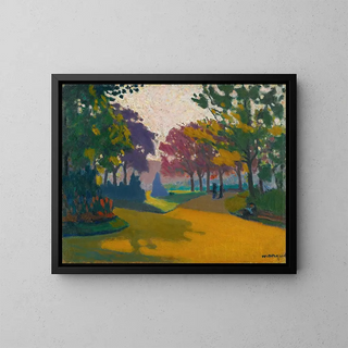 Jardin du Luxembourg - Albert Marquet — framed artwork on a wall
