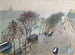 L'Hiver painting, quai du Louvre, snow time - Albert Marquet — artwork view