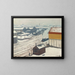 La Gare Montparnasse sous la neige - Albert Marquet — framed artwork on a wall