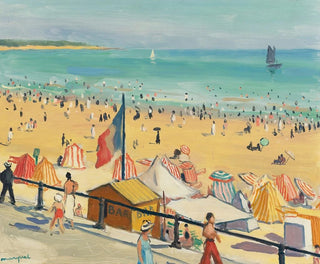 La Plage des Sables d'Olonne - Albert Marquet — artwork view