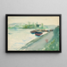 La Seine près de Saint-Cloud - Albert Marquet — framed artwork on a wall