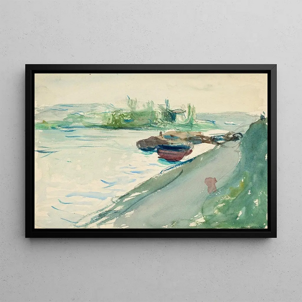 La Seine près de Saint-Cloud - Albert Marquet — framed artwork on a wall