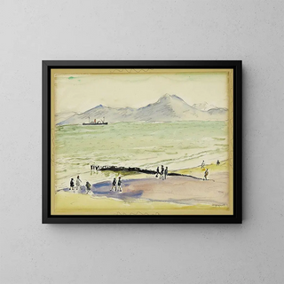 La digue de la Goulette - Albert Marquet — framed artwork on a wall