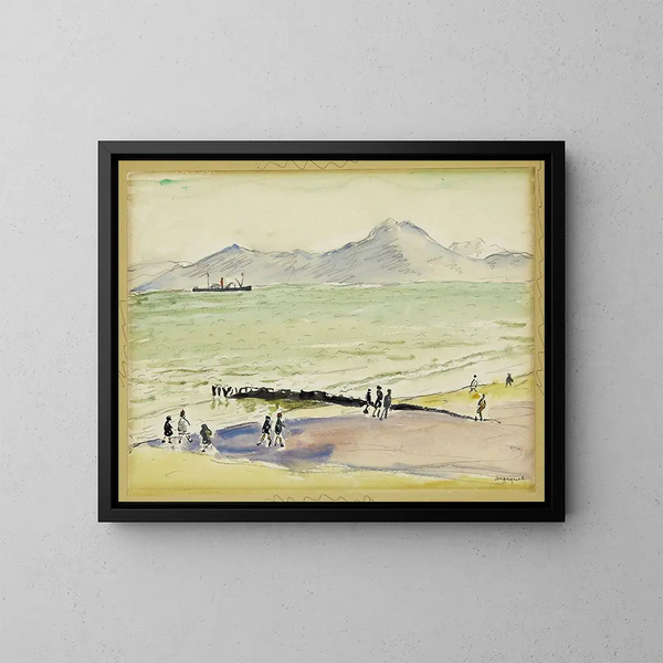La digue de la Goulette - Albert Marquet — framed artwork on a wall