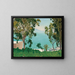 La plage vue à travers les eucalyptus - Albert Marquet — framed artwork on a wall