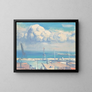 The Algerian Cloud - Albert Marquet — framed artwork on a wall