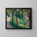 The garden of l'Estaque - Albert Marquet — framed artwork on a wall
