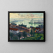 Le port par temps clair - Albert Marquet — framed artwork on a wall