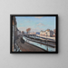 Le quai des Grands-Augustins - Albert Marquet — framed artwork on a wall