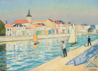 Les Pêcheurs à la Ligne à La Chaume - Albert Marquet — artwork view