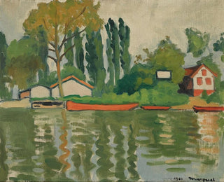 Les Peupliers à Villennes - Albert Marquet — artwork view