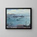 Les trois cheminées - Albert Marquet — framed artwork on a wall