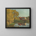 Maisons de Billancourt - Albert Marquet — framed artwork on a wall
