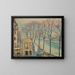 Houses in Demolition, Quai de Conti, Paris - Albert Marquet — framed artwork on a wall