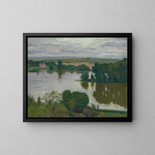 La maison des clusiers - Albert Marquet — framed artwork on a wall