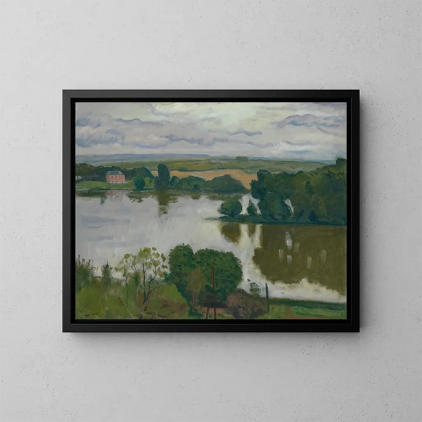 La maison des clusiers - Albert Marquet — framed artwork on a wall