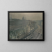 Paris, the Quai des Grands Augustins, twilight - Albert Marquet — framed artwork on a wall