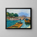 Pont sur la Seine à Paris - Albert Marquet — framed artwork on a wall
