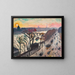 Paris, Quai du Louvre, Winter Sun - Albert Marquet — framed artwork on a wall
