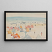 Beach of Sables-d'Olonne - Albert Marquet — framed artwork on a wall