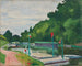 Poissy and the flags - Albert Marquet — artwork view