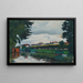 Poissy, les quais - Albert Marquet — framed artwork on a wall