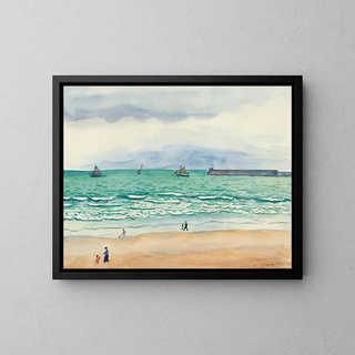 Sables d'Olonne - Albert Marquet — framed artwork on a wall
