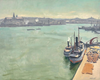 Stockholm Sun Painting - Albert Marquet — artwork view