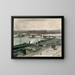 Les quais à Rouen - Albert Marquet — framed artwork on a wall