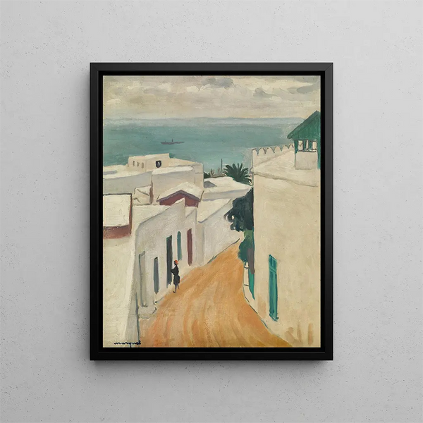 A Street - Albert Marquet — framed artwork on a wall