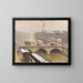 View of the Saint-Michel Bridge in Paris - Albert Marquet — framed artwork on a wall