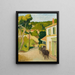 Car on the road to L'Estaque - Albert Marquet — framed artwork on a wall