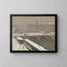 Winter on the Seine - Albert Marquet — framed artwork on a wall