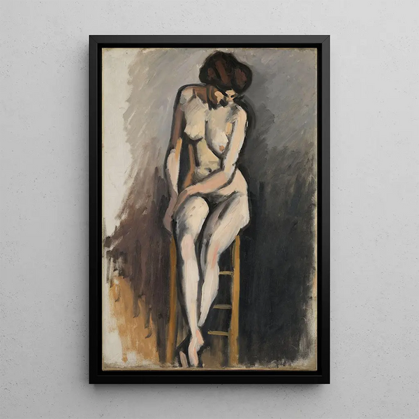Nude Woman Painting - Albert Marquet — framed artwork on a wall