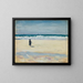 Young girl on the beach - Albert Marquet — framed artwork on a wall