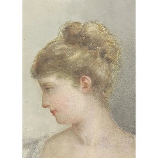 Head of a woman in profile to the left - Albert Martin — artwork view
