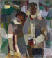 Couple under the trees L'artiste et sa femme - Albert Müller — artwork view
