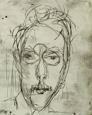 Portrait Painting Schaeffer I - Albert Müller — artwork view