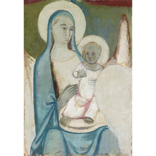 The Virgin and Child - Albert Müller — artwork view
