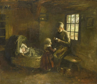 Au berceau - Albert Neuhuys — artwork view