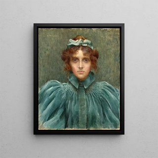 Suzette - Albert Pike Lucas — framed artwork on a wall