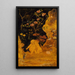 Children frightened by a rabbit - Albert Pinkham Ryder — framed artwork on a wall